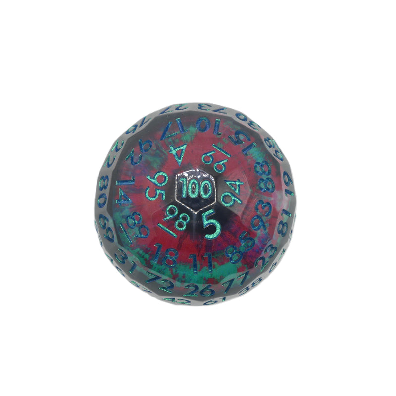 Cthulhu 100 - Giant D100 Moving Eye DnD Dice | Acrylic RPG Gaming Dice