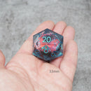 Cthulhu's Eye | Giant D20 Moving Eye DnD Dice | Acrylic RPG Gaming Dice