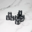 Dark Emulsion 10d6 - DnD Dice Set | Acrylic RPG Gaming Dice