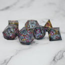 Elixir of Liquid Death - 7 Piece Liquid Core DnD Dice Set | Acrylic RPG Gaming Dice
