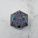 Elixir of Liquid Death - Giant D20 Liquid Core DnD Dice Set | Acrylic RPG Gaming Dice