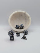 Frostwood - 7 Piece DnD Dice Set | Wood RPG Gaming Dice