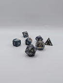 Frostwood - 7 Piece DnD Dice Set | Wood RPG Gaming Dice