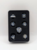 Frostwood - 7 Piece DnD Dice Set | Wood RPG Gaming Dice