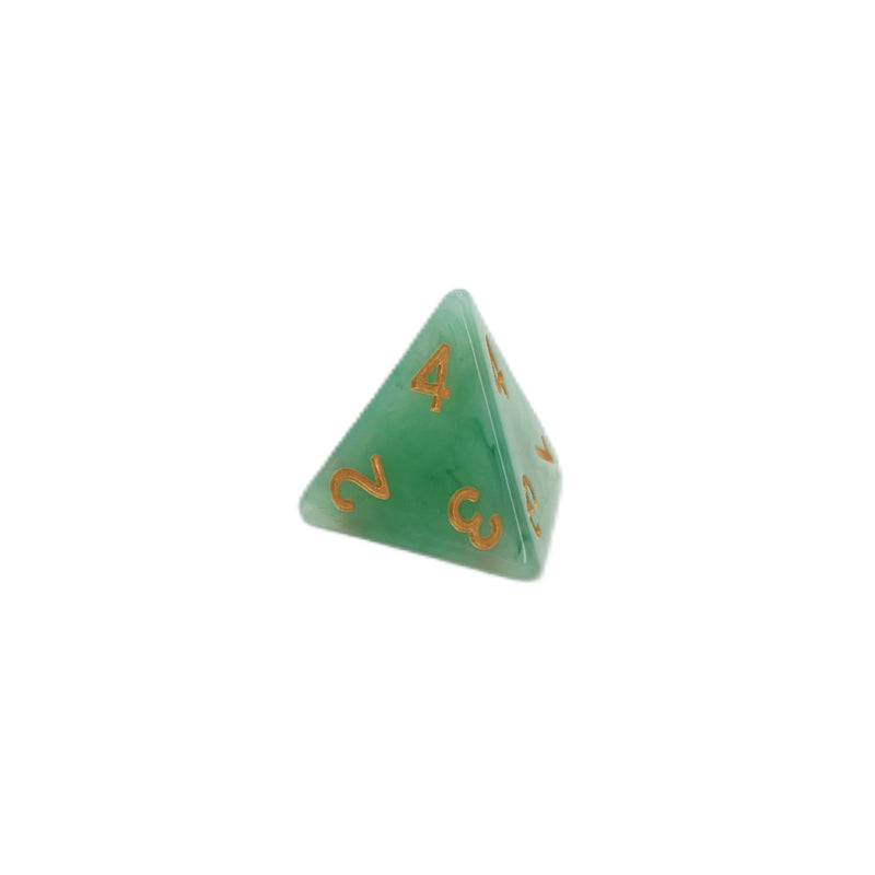 Greener Pastures - 7 Piece DnD Dice Set | Acrylic RPG Gaming Dice