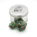 Green Slaadi's Eye - Giant D20 Moving Eye DnD Dice | Acrylic RPG Gaming Dice