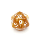 Melted Gold - 7 Piece DnD Dice Set | Acrylic RPG Gaming Dice