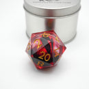 Nosferatu's Eye - Giant D20 Moving Eye DnD Dice | Acrylic RPG Gaming Dice