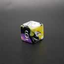 Panic Abstraction - 7 Piece DnD Dice Set | Acrylic RPG Gaming Dice