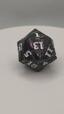 Emerald Rift – Giant 33mm Metal D20 Dice for D&D