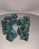 Deepwater Briar - 7 Piece DnD Dice Set | Resin RPG Gaming Dice