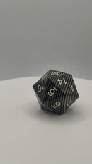 Frostwood - Giant D20 Chonk | Wood RPG Gaming Dice