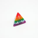 Rainbow Redux - 7 Piece DnD Dice Set | Acrylic RPG Gaming Dice