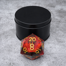 Sauron's Eye | Giant D20 Moving Eye DnD Dice | Acrylic RPG Gaming Dice
