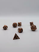 Wyrmwood - 7 Piece DnD Dice Set | Wood RPG Gaming Dice