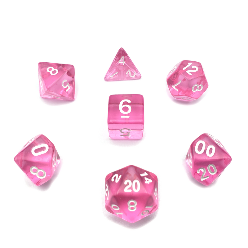 Boon of the Faerie - 7 Piece DnD Dice Set | Acrylic RPG Gaming Dice