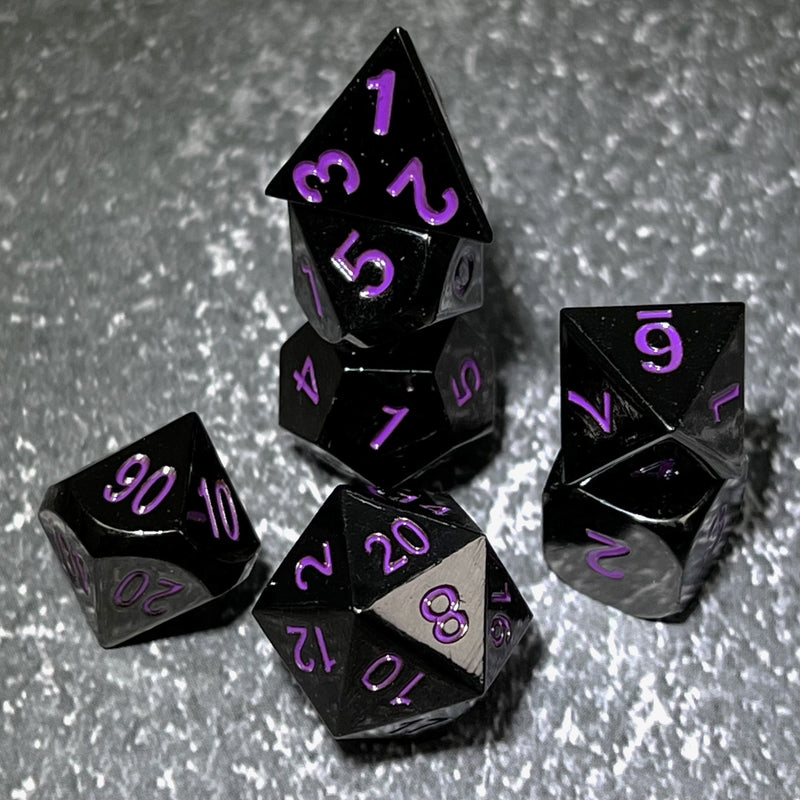 Ancient Truths - 7 Piece DnD Dice Set | Metal RPG Gaming Dice