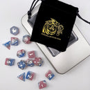 Elemental Glimmer - 14 Piece DnD Dice Set | Acrylic RPG Gaming Dice