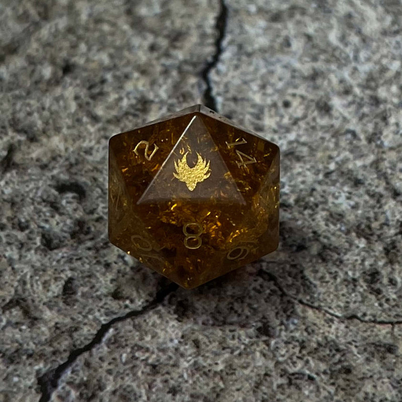 Fremen Honor - 7 Piece DnD Dice Set | Gemstone RPG Gaming Dice