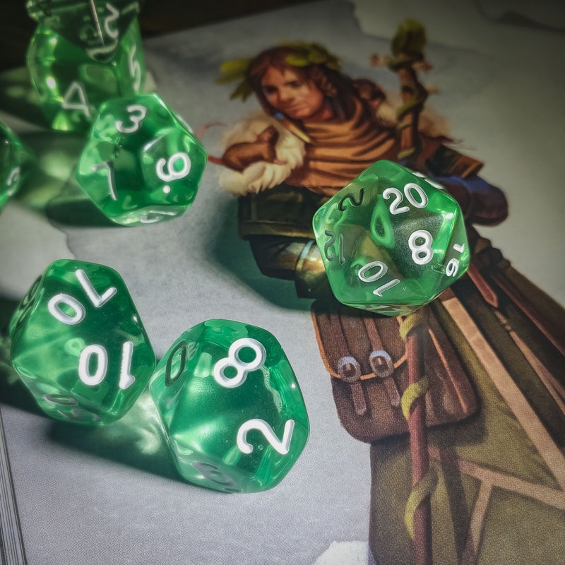 Boon of the Beast - 7 Piece DnD Dice Set | Acrylic RPG Gaming Dice