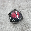 Smaug's Eye | Giant D20 Moving Eye DnD Dice | Acrylic RPG Gaming Dice