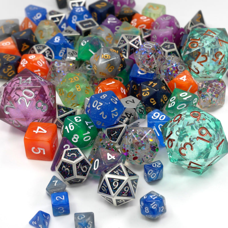 Mystery Hoard - 10 DnD Dice Sets + 1 Accessory