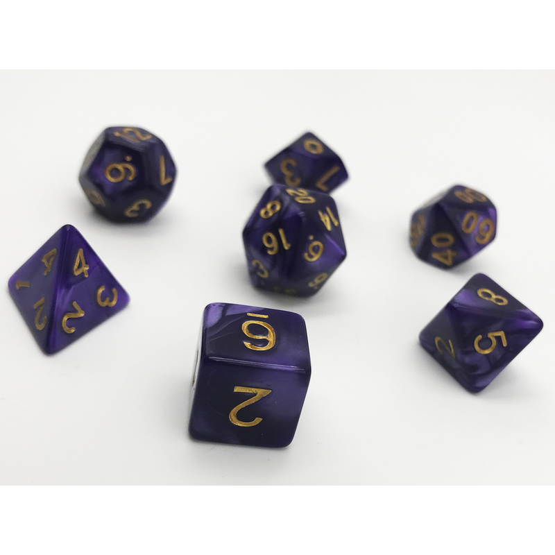 Purple Emulsion - Hedronix-DnD-Dice-Dungeons and Dragons-D20 Collective