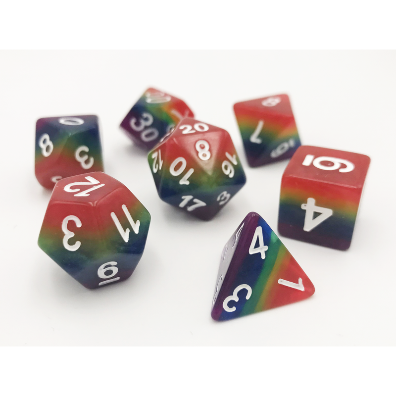 Rainbow - Hedronix-DnD-Dice-Dungeons and Dragons-D20 Collective